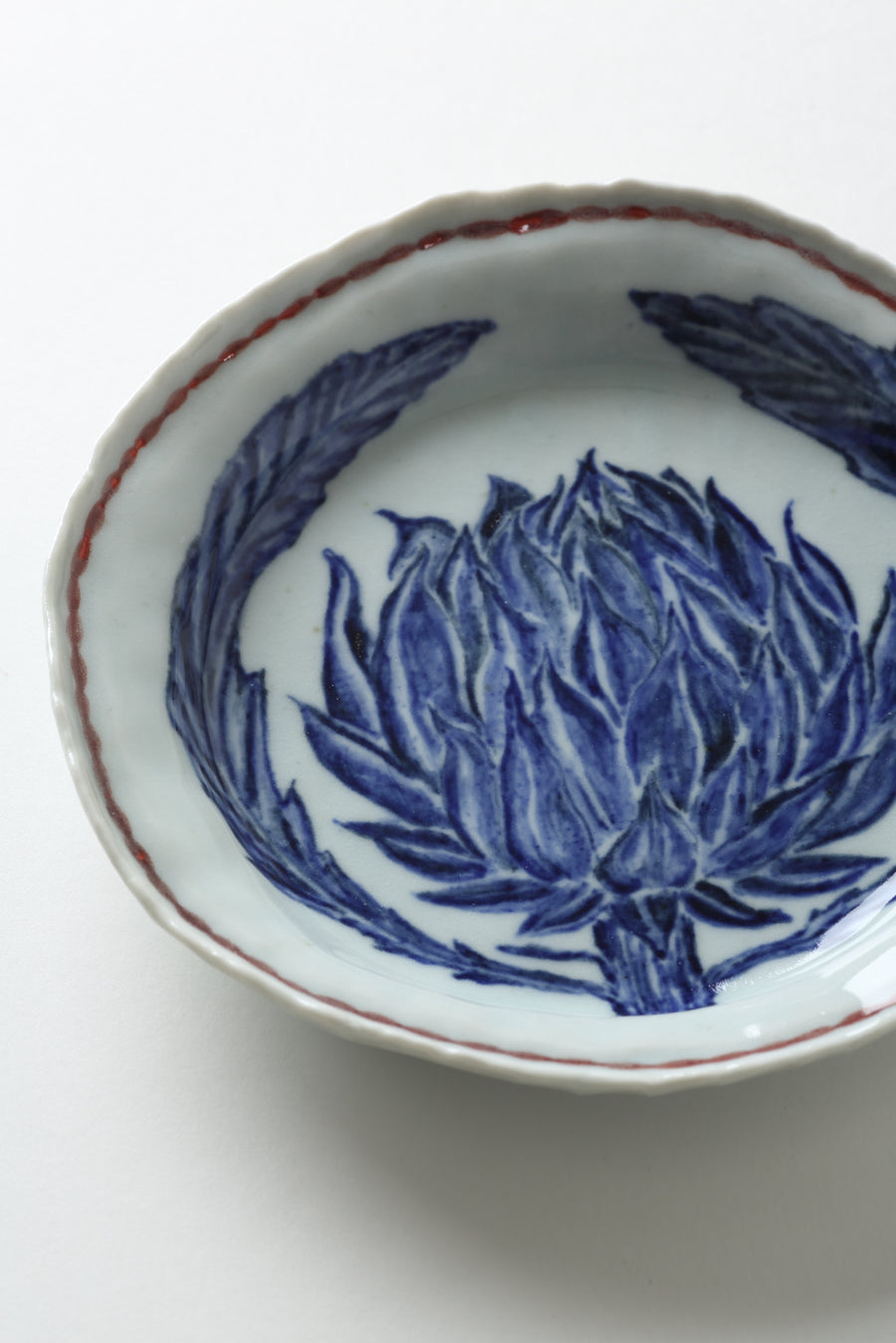 Ariel Clute Artichoke plate detail