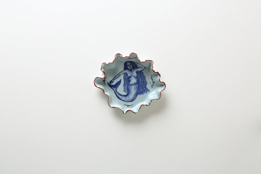 Ariel Clute Face Mermaid Ruffle plate