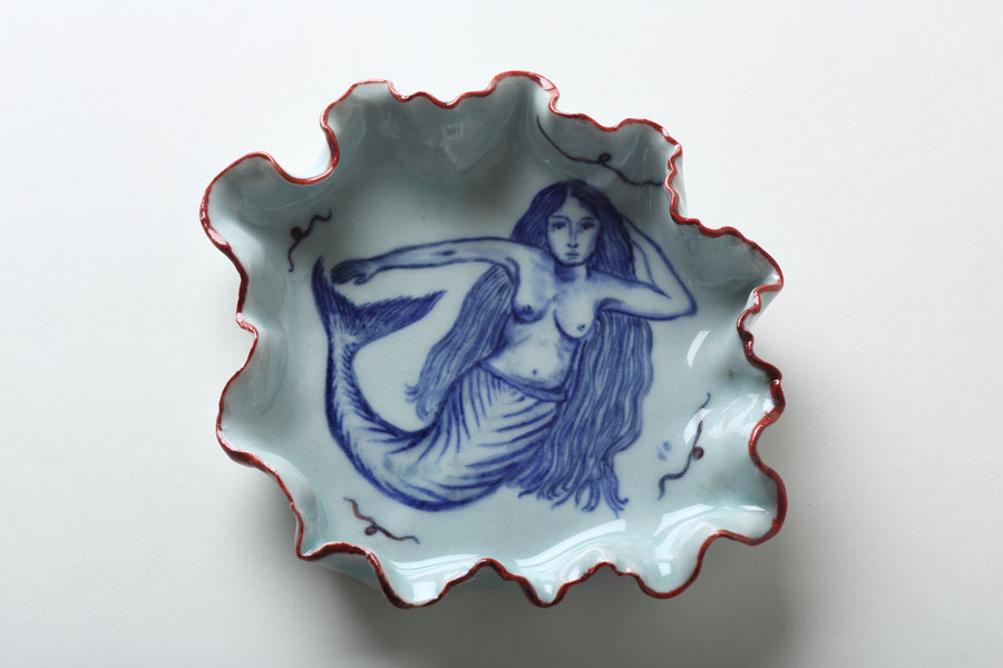 Ariel Clute Face Mermaid Ruffle plate
