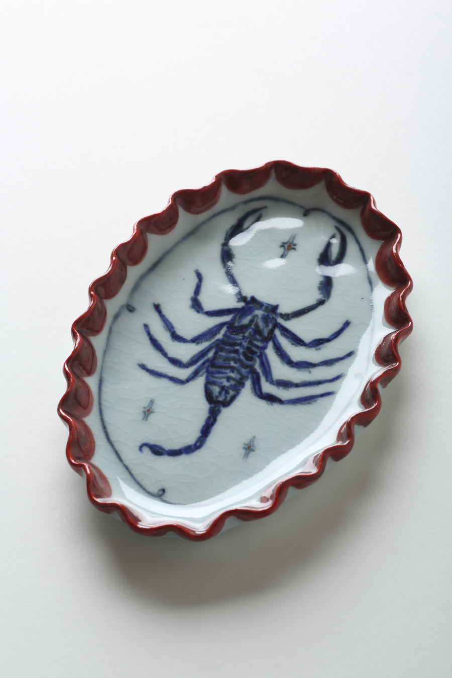 Ariel Clute Oval Scorpion Plate