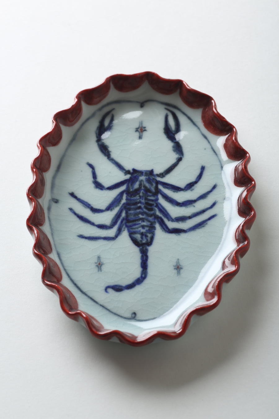 Ariel Clute Oval Scorpion Plate