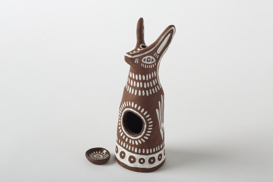 Perro y Arena Coyote Night Tall Incense Burner