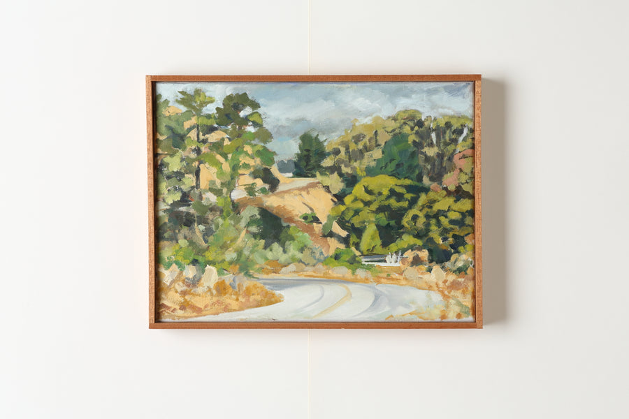 David Benzler Back of Bernal Hill painting