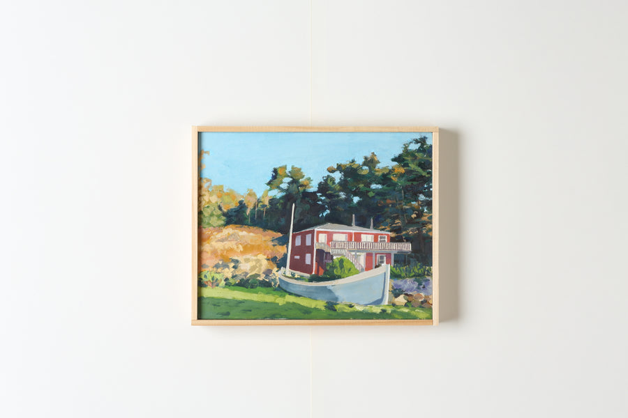 David Benzler Nick's Cove oil painting
