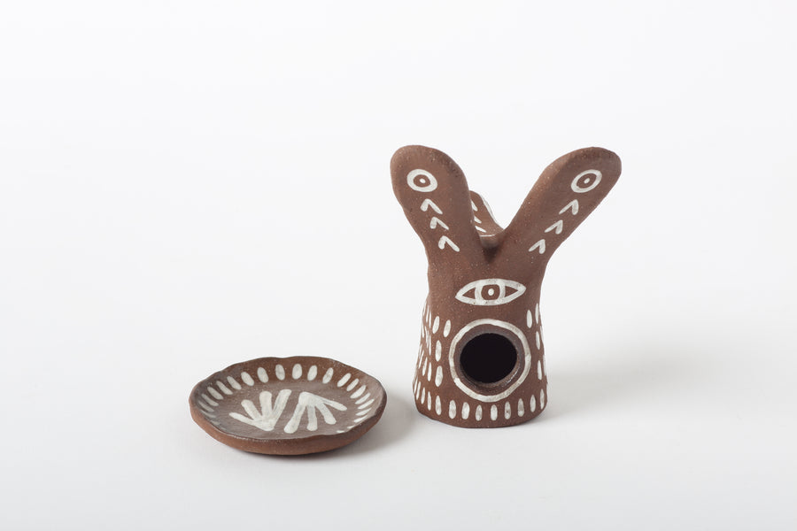 Fauna Incense Burners rabbit back