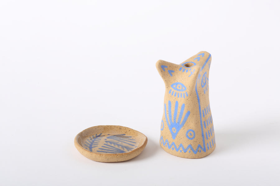 Fauna Incense Burners Blue Animal 3
