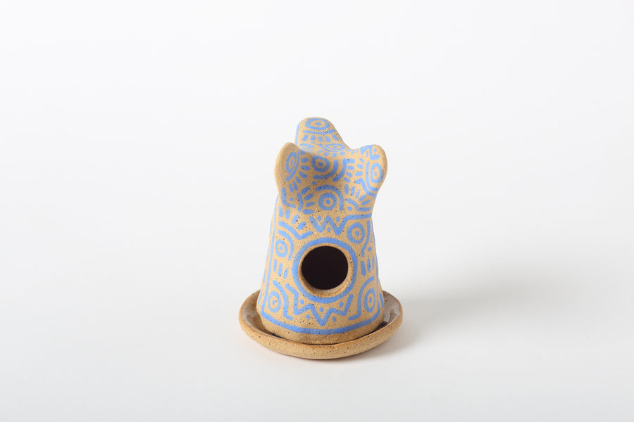 Fauna Incense Burners Blue animal 1