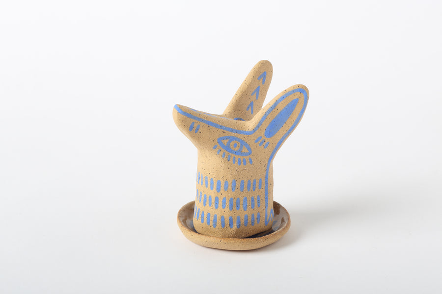 Fauna Incense Burners Blue animal 2