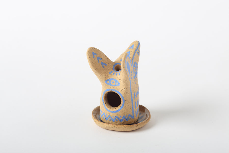 Fauna Incense Burners Blue animal 2