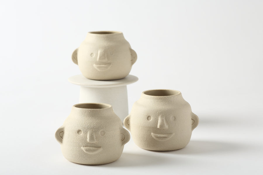 Hey Moon Tiny Face Vase