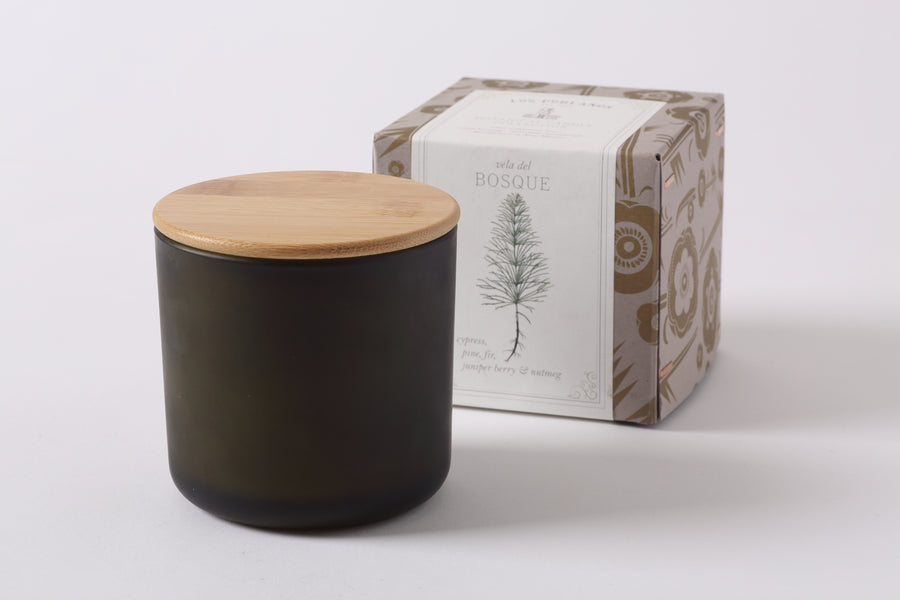 Los Poblanos Bosque Candle with lid