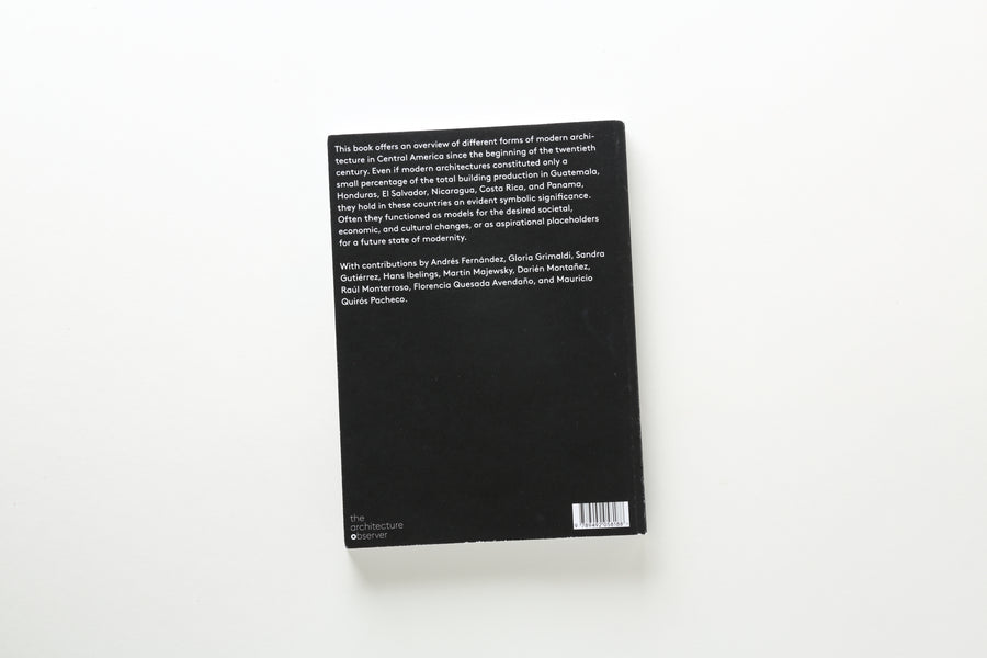 Modern Architecture in Cental America back cover