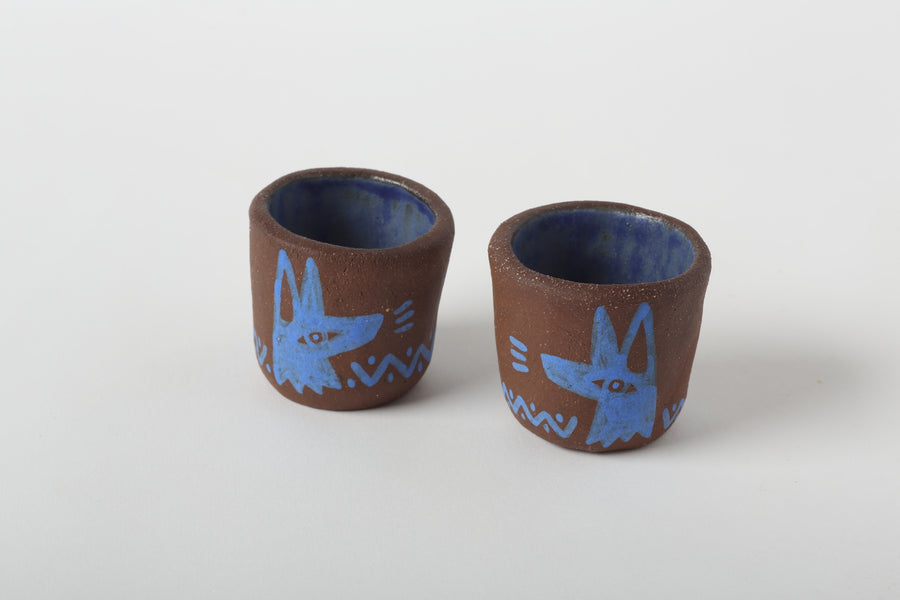 Perro y Arena Coyote Blues Set of 2 Mezcaleros