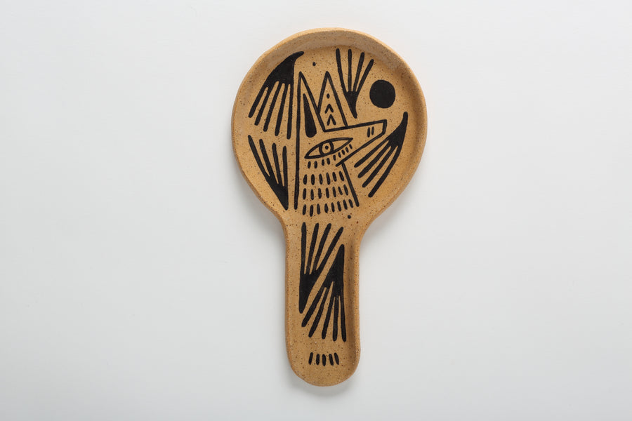 Perro y Arena Spoon Rest design 1