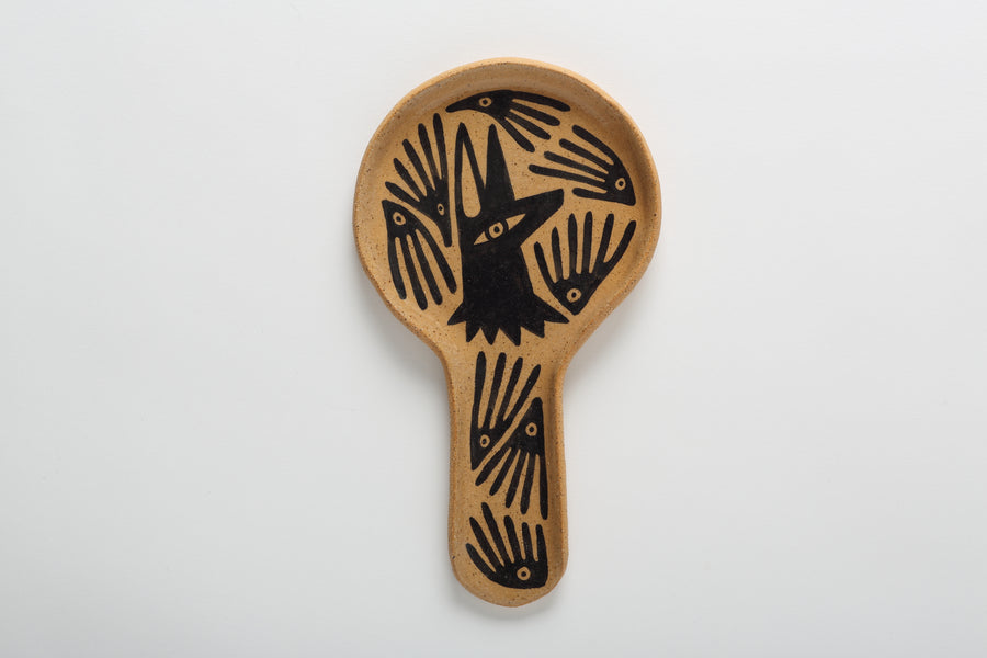 Perro y Arena Spoon Rest design 2