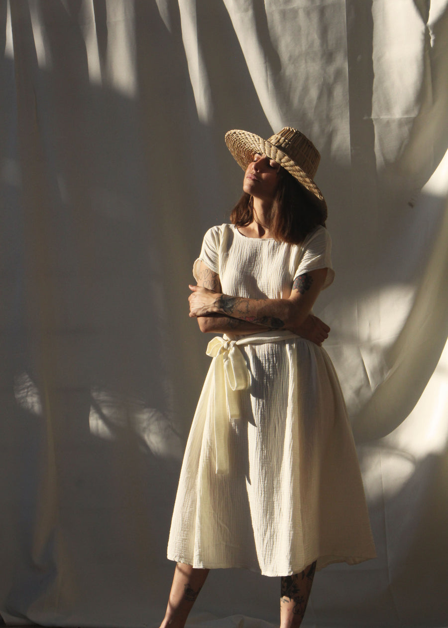 Isa Guadalupe Rosalina Dress ivory