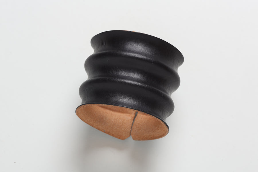 Alexa Allen Leather Cuff Black