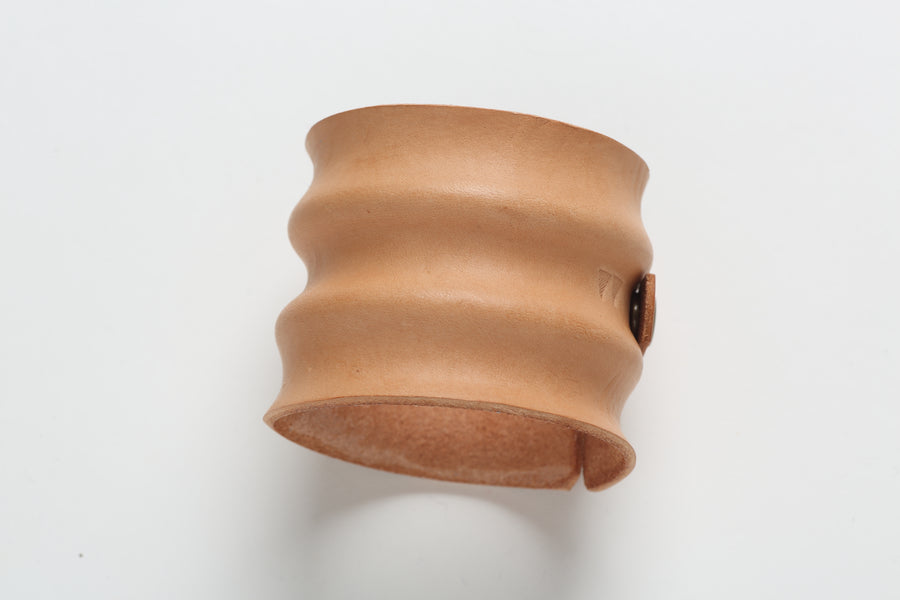 Alexa Allen Leather Cuff Natural