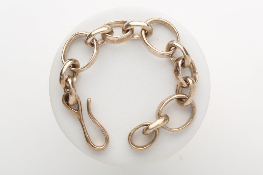 NICOLE Wheat Chain and Baroque Pearl Double-strand Bracelet – Embrazio