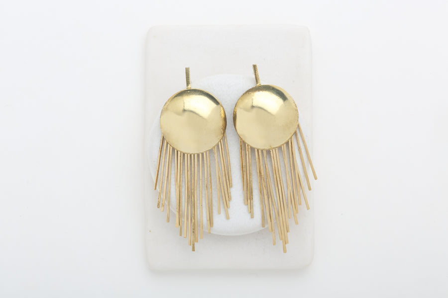 Avery Lee Brass Artemis Earrings