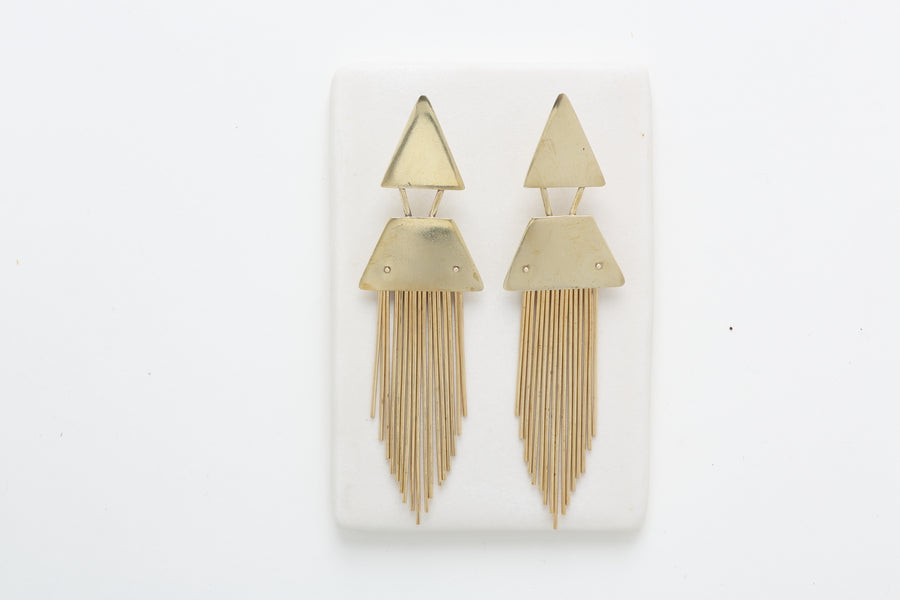 Avery Lee Clio Earring Brass