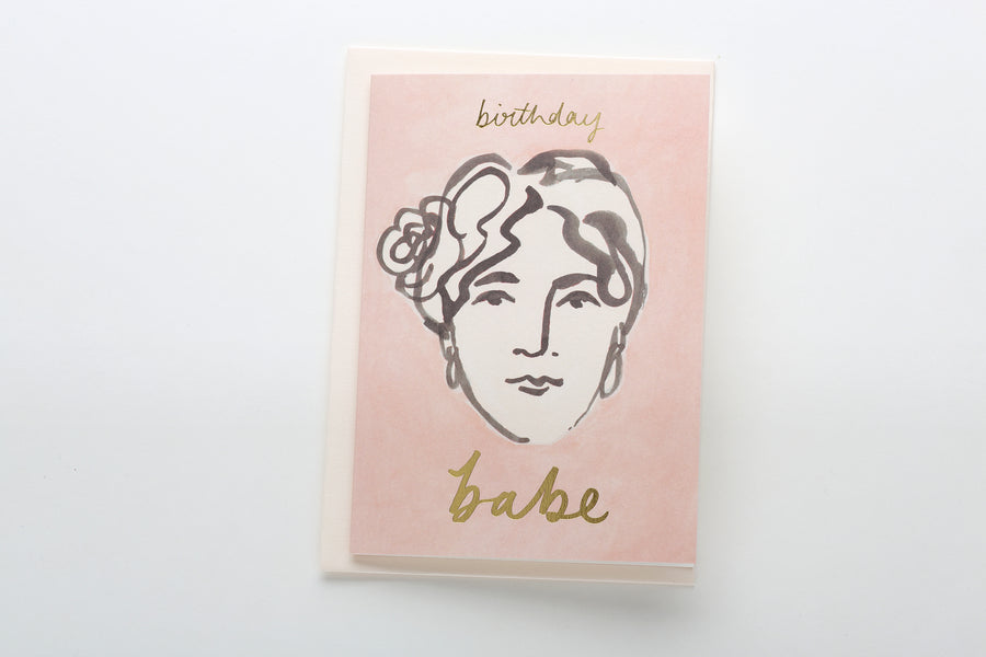 Birthday Babe card
