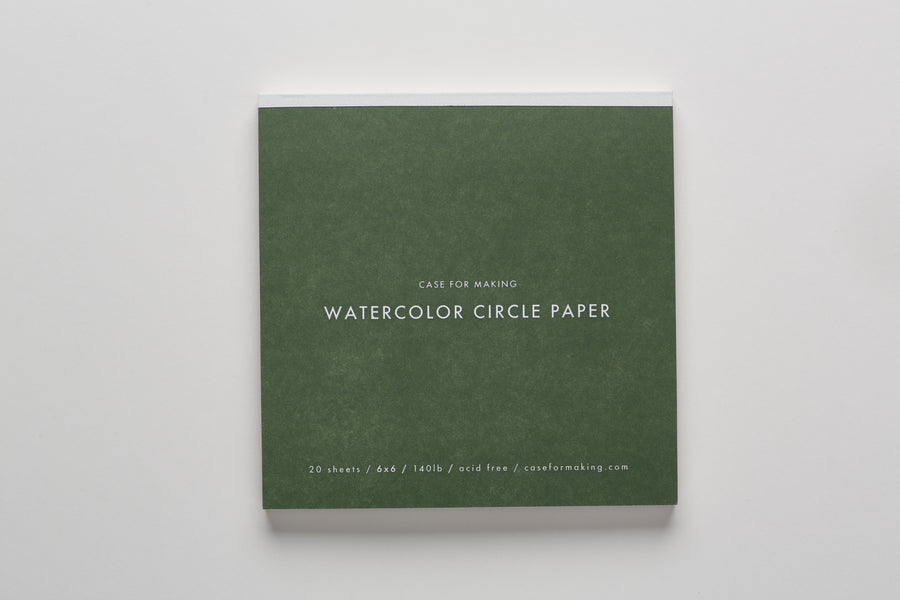 Case for Making Watercolor Circle paper pad