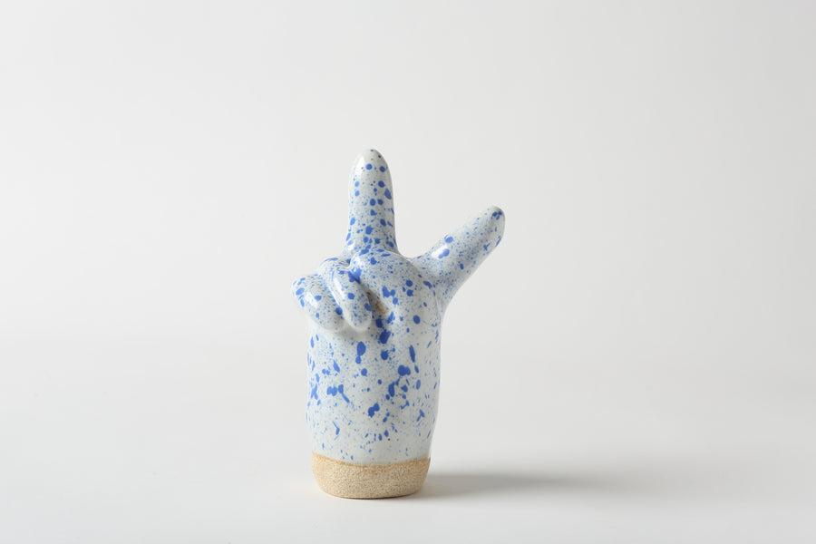 Peace Ceramic Hands Small Splatter