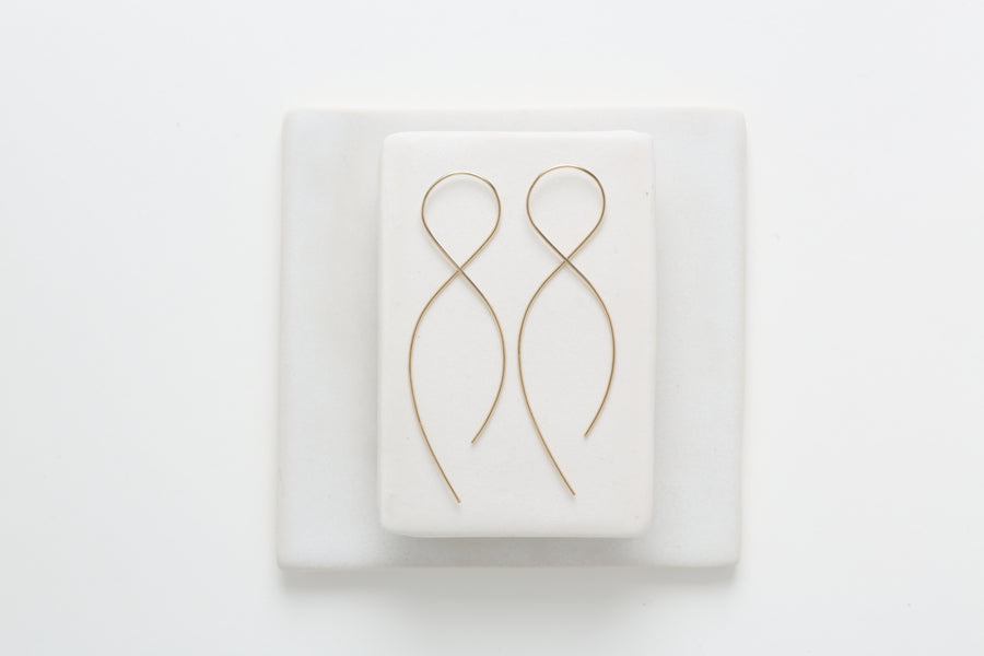 Fail Infinity Earrings - gold