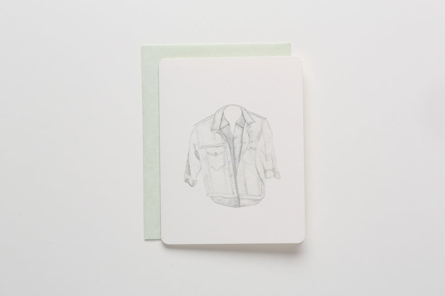 Foulmouth Greeting/Note Card denim