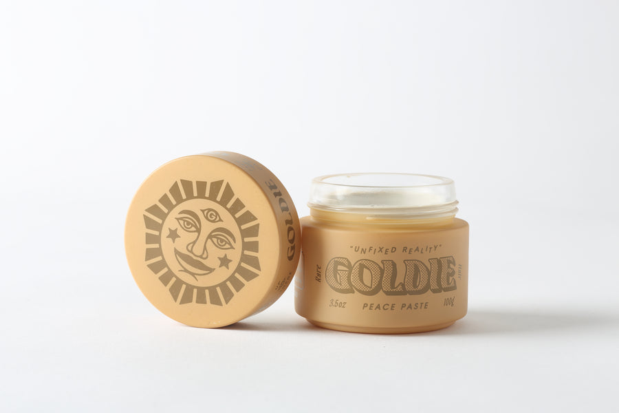 Goldie Peace Paste open jar