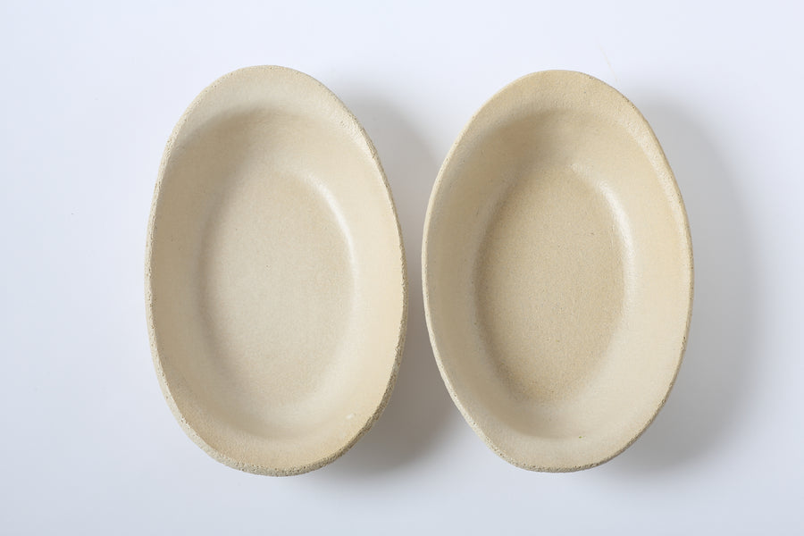 Good Connection Oval Platters side by side