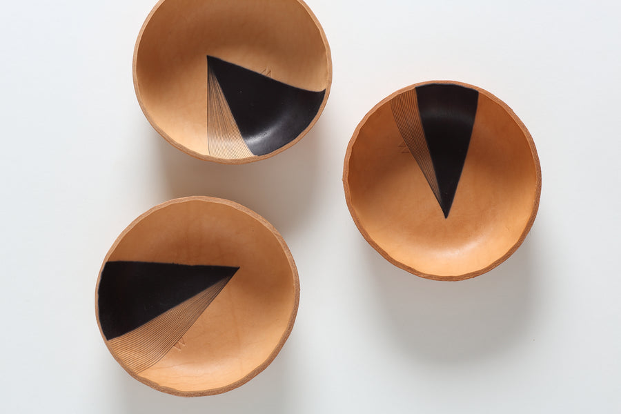 Leather bowls