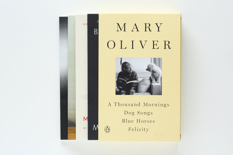 Mary Oliver Collection: A Thousand Mornings, Dog Songs, Blue Horses, and Felicity