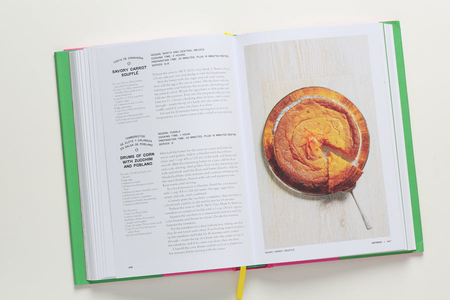 The Mexican Vegetarian Cookbook inside