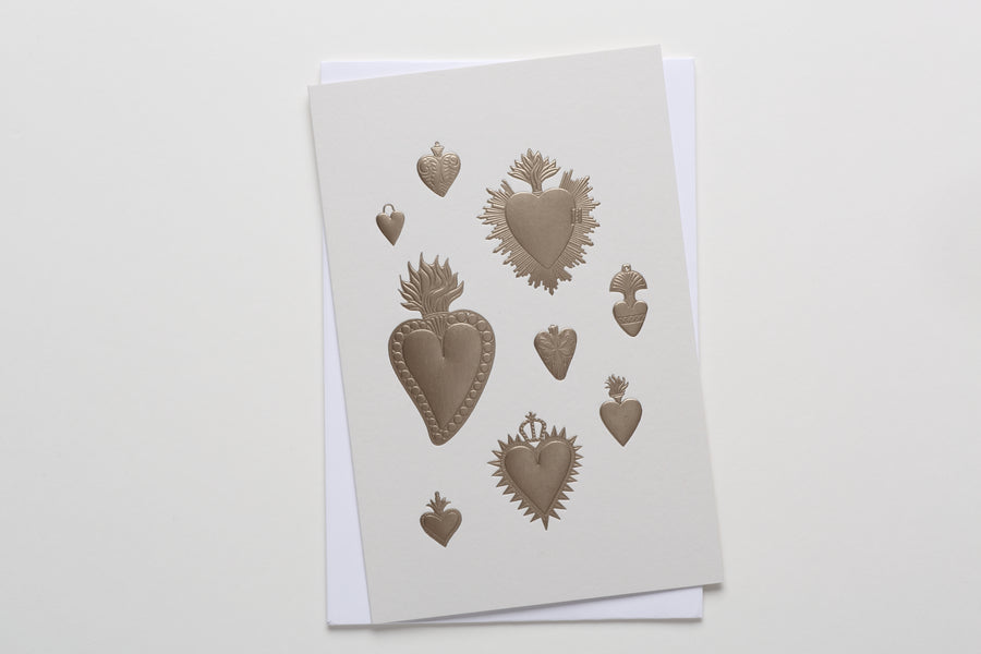 Noat Heart Milagros Greeting Card