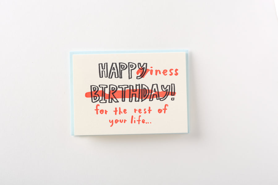 Happiness Birthday Greeting Card