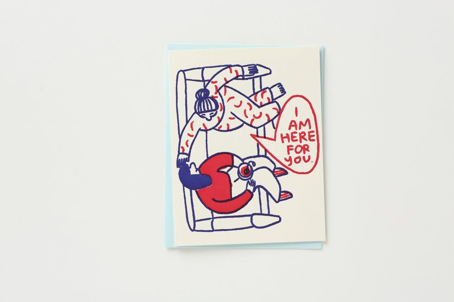 I am here for you Note Card