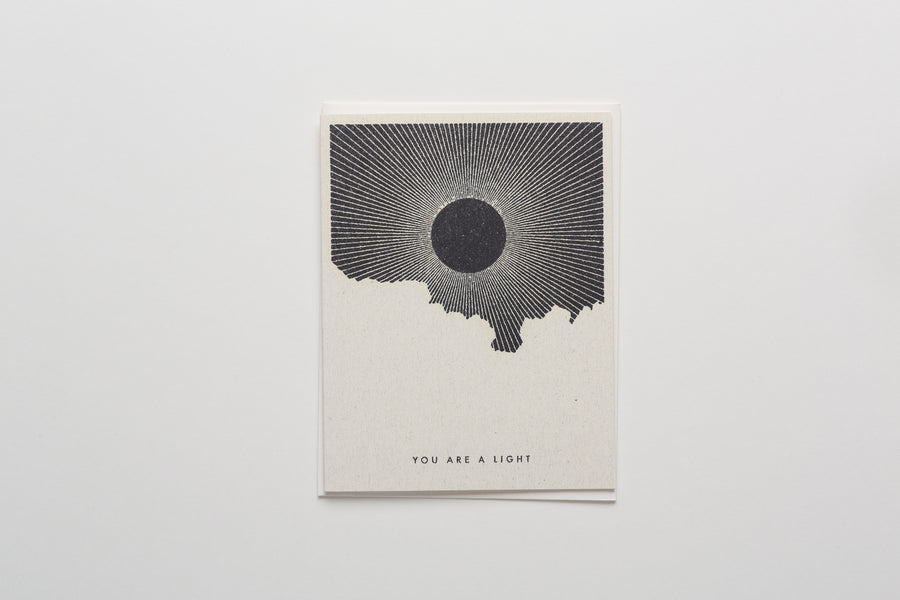 You Are a Light Greeting Card 