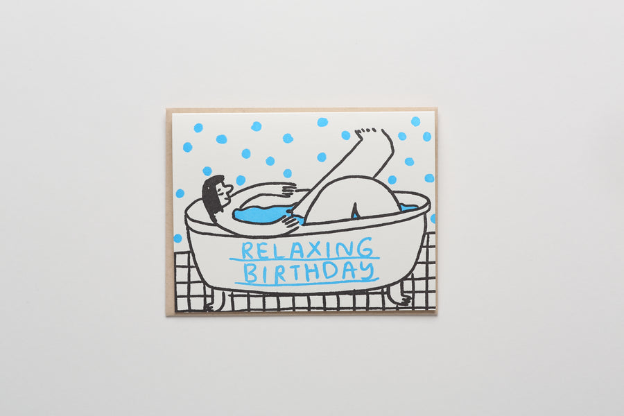 Relaxing Birthday Greeting Card