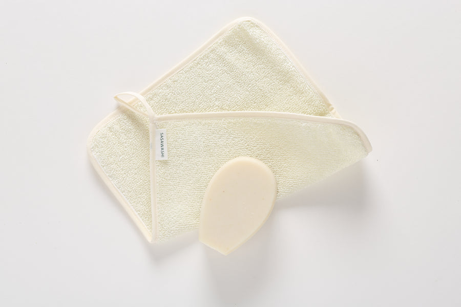 Face Scrub Towel with soap