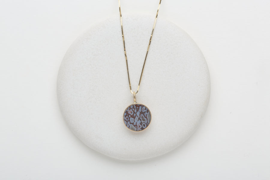 Young in the mountains Circ necklace