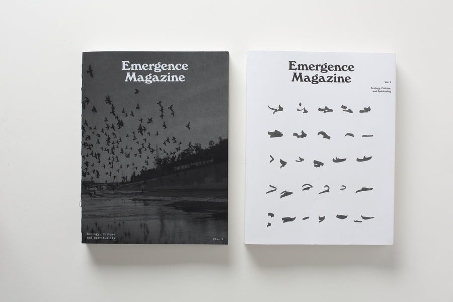 Emergence Magazine volumes 1 and 2 cover