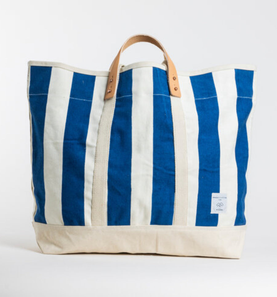 Large tote Blue and White
